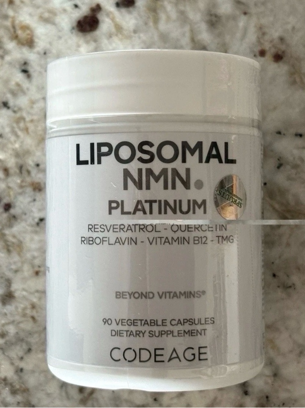 Codeage Liposomal NMN Platinum Supplement 90 Capsules